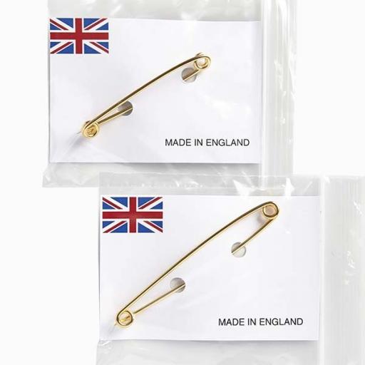 Elico Gold Plated Stock Pins - Plain sk20