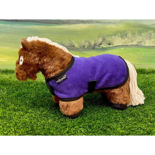 Crafty Ponies fleece rug