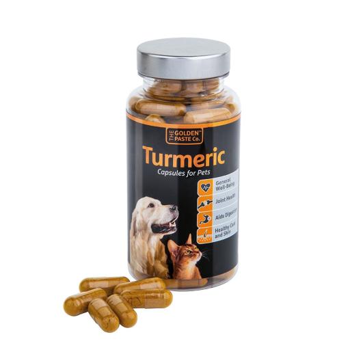 1721401841-36755 - The Golden Paste Co - Turmeric Capsules For Pets - 90 Capsules - 01.jpg