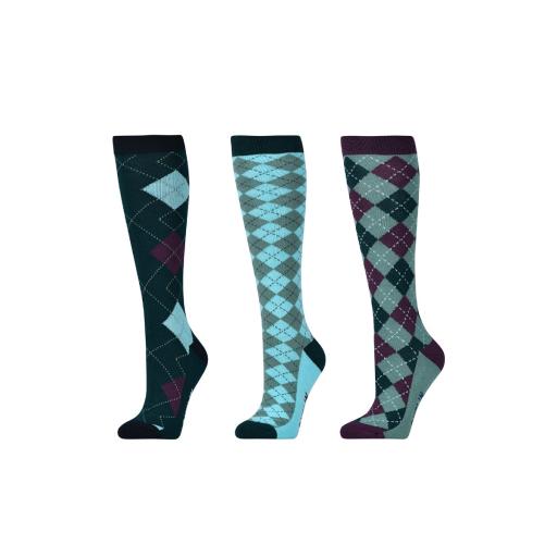 Dublin Emerald Green Clan Argyle  horse socks
