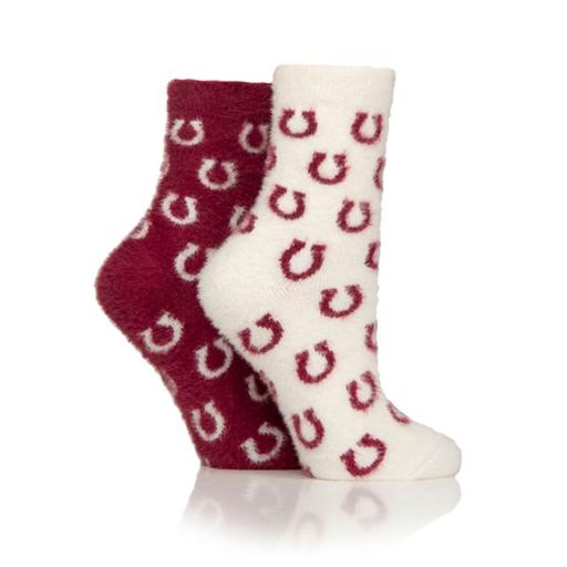 wild feet horse shoe Fluffy socks Kids